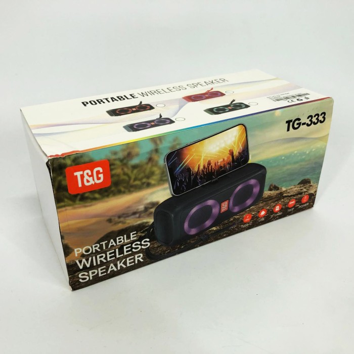Музична колонка з блютузом і флешкою TG333, Портативна колонка з Bluetooth Блютуз для пляжу XO-94