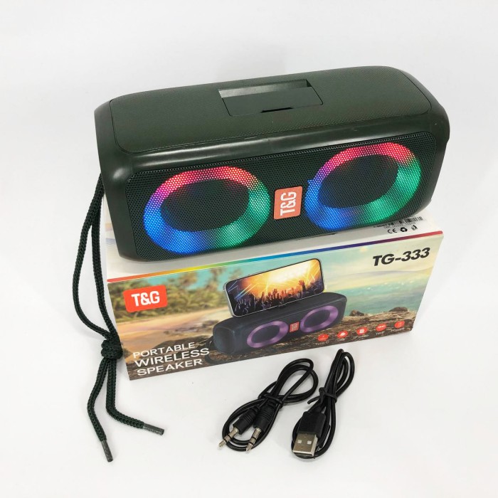 Акустична Bluetooth колонка зі світловою музикою, Портативна колонка зі світлодіодним підсвічуванням OS-77