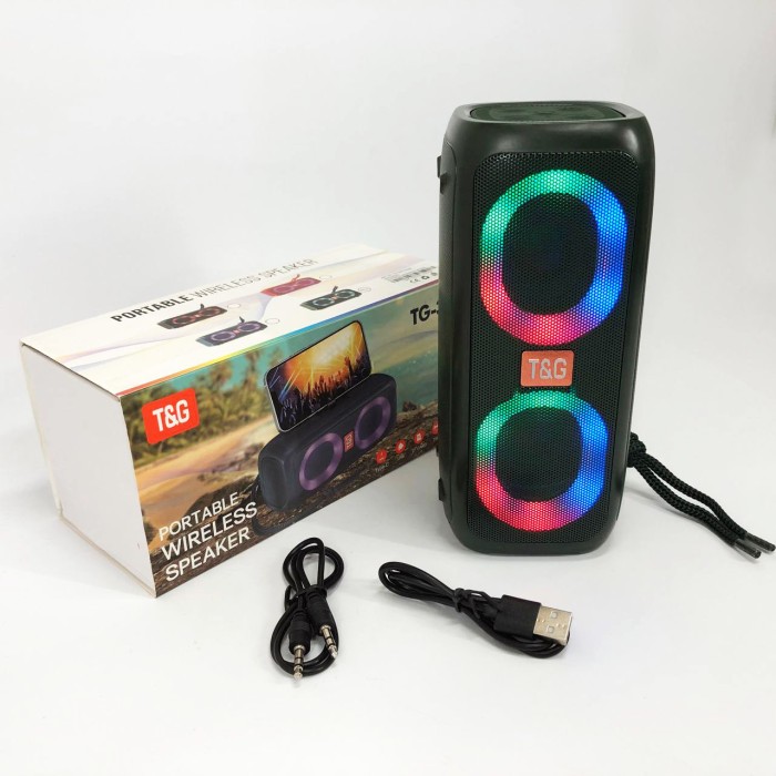 Акустична Bluetooth колонка зі світловою музикою, Портативна колонка зі світлодіодним підсвічуванням OS-77