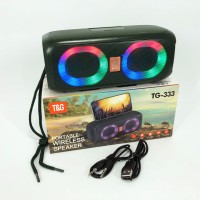 Портативна Bluetooth колонка AUX TG333, Акустична Bluetooth колонка зі світловою музикою DA-92