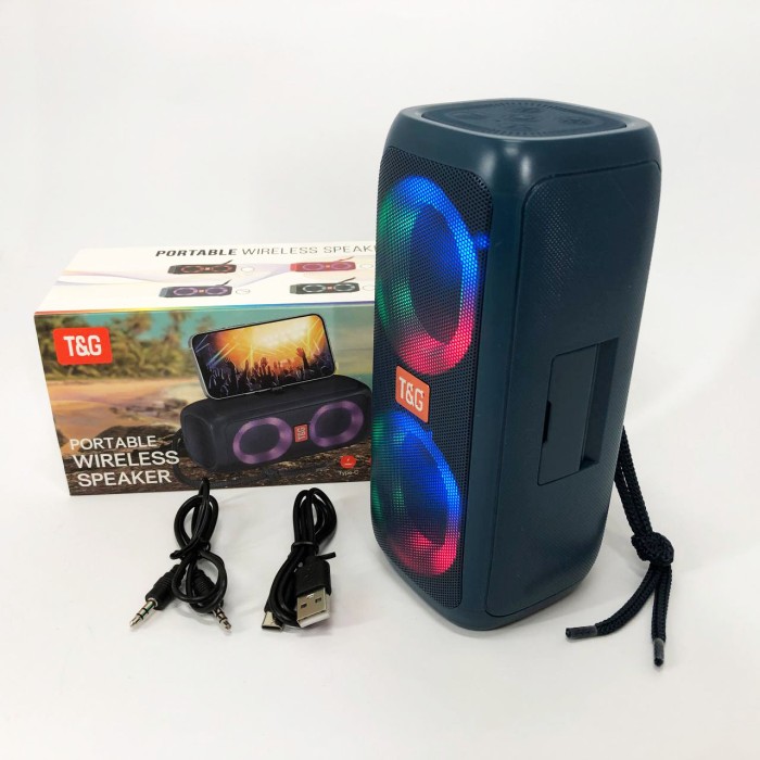Bluetooth колонка з красивим підсвічуванням, Колонка з підсвічуванням і зарядкою акумуляторна OB-35