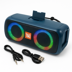 Bluetooth колонка з красивим підсвічуванням, Колонка з підсвічуванням і зарядкою акумуляторна OB-35