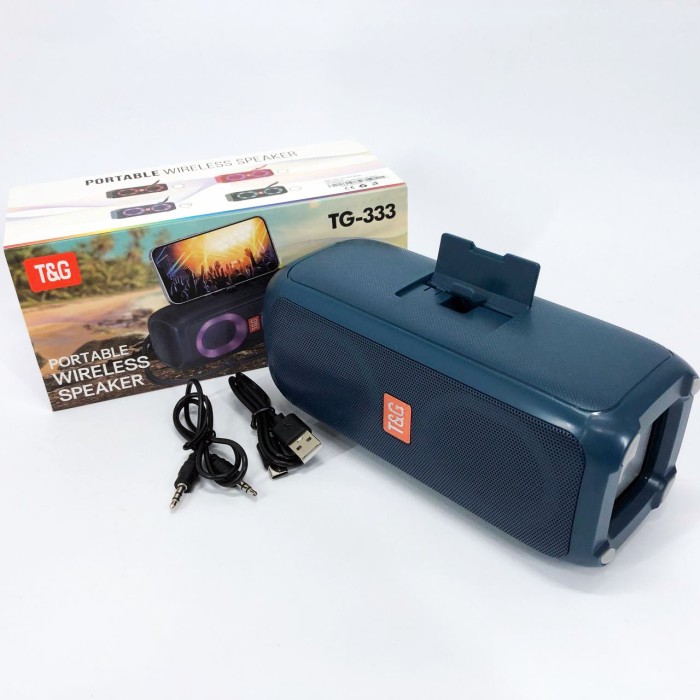 Блютуз колонка з гарною підсвіткою TG333, Bluetooth колонка з DR-427 різнокольоровим підсвічуванням