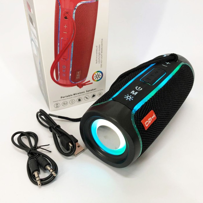 Хороша bluetooth колонка, Колонка з підсвічуванням портативна Bluetooth бюджетна QU-78