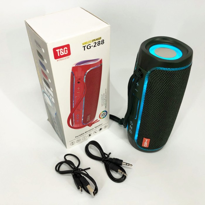 Колонка з підтримкою bluetooth TG288, Блютуз колонка з IA-509 різнокольоровою підсвіткою