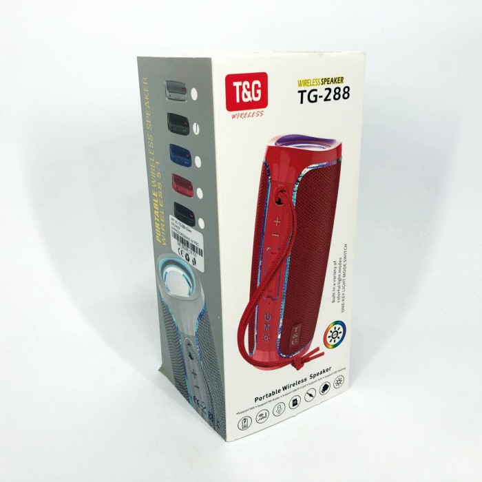 Колонка з підтримкою bluetooth TG288, Блютуз колонка з IA-509 різнокольоровою підсвіткою