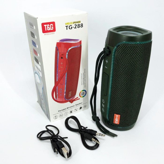 Колонка з підтримкою bluetooth TG288, Блютуз колонка з IA-509 різнокольоровою підсвіткою