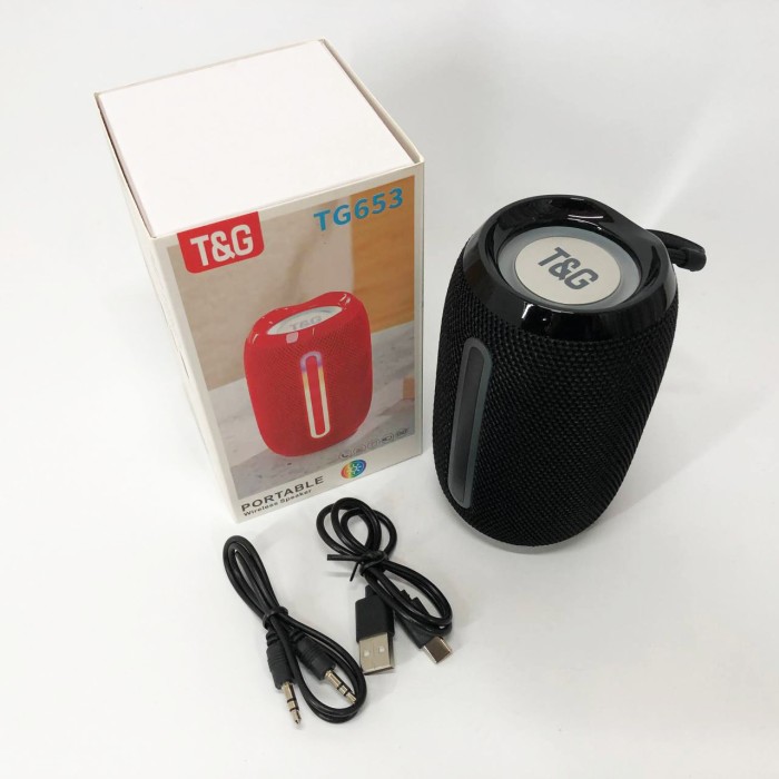 Колонка з підсвічуванням і світловою музикою TG653, Bluetooth колонка для вулиці, Блютуз аудіо приймач YR-42