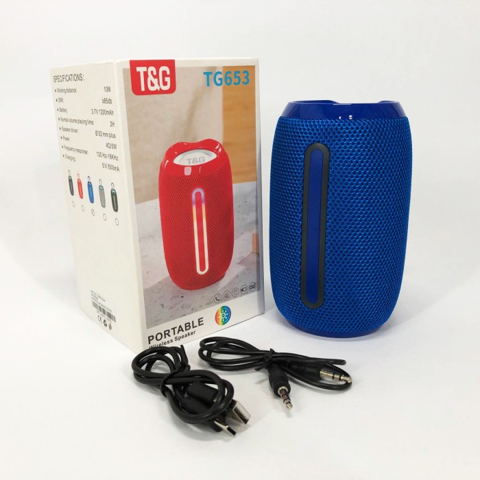 Портативна колонка portable wireless speaker, Міні-колонки з підсвічуванням, Bluetooth колонка з радіо TC-81