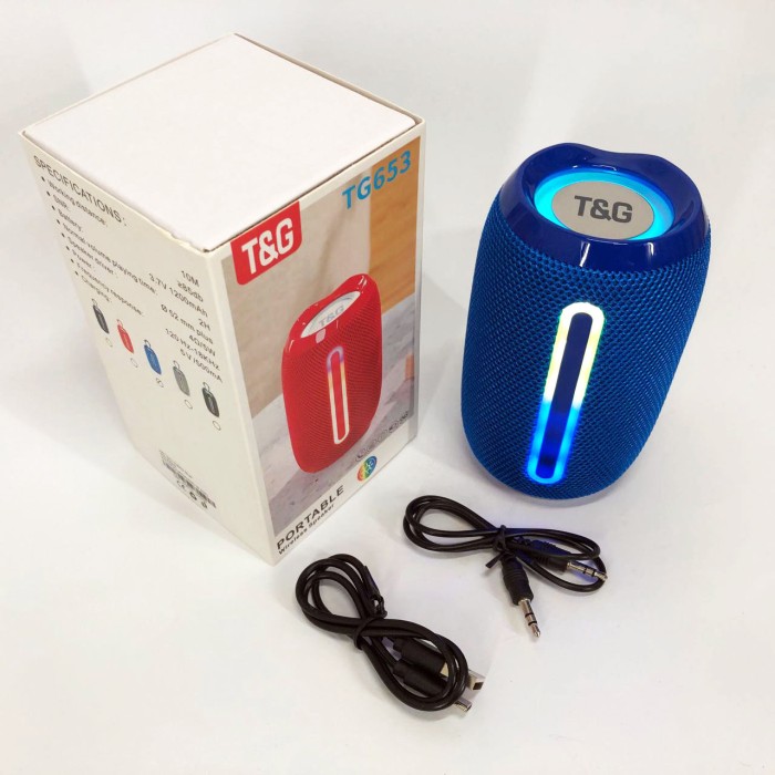 Світломузична портативна колонка, Bluetooth колонка з красивим підсвічуванням, Блютуз аудіо приймач MS-39