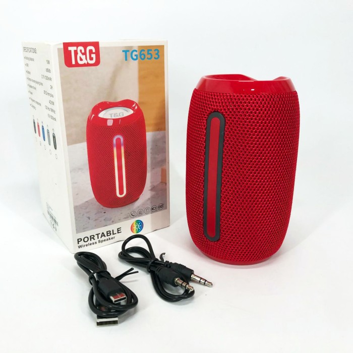 Колонка з ргб підсвічуванням TG653, Bluetooth колонка з освітленням Bluetooth радіоприймачем XM-33