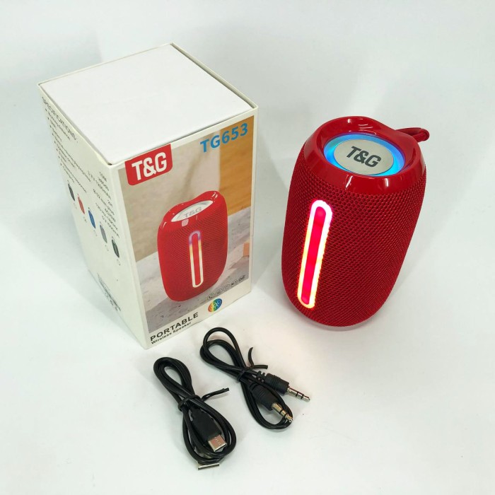 Колонка з ргб підсвічуванням TG653, Bluetooth колонка з освітленням Bluetooth радіоприймачем XM-33