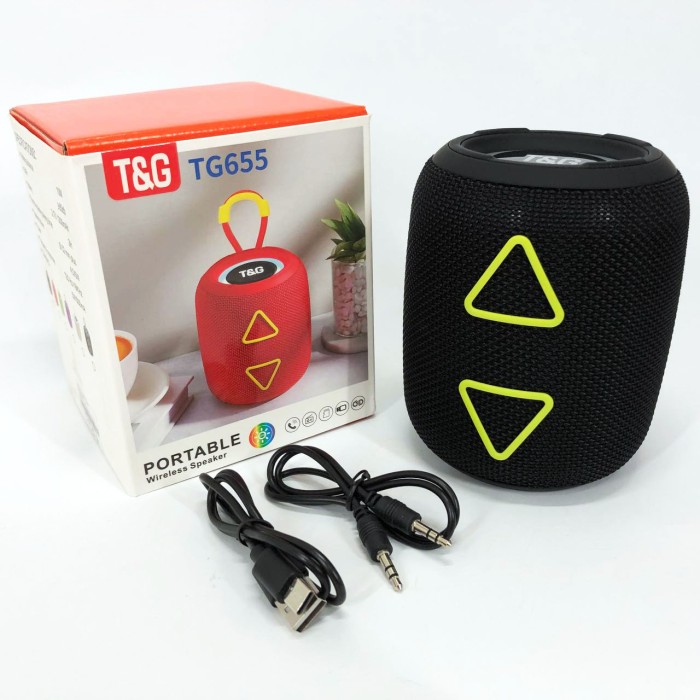 Bluetooth колонка з освітленням TG655, Bluetooth колонка з якісним звуком і підсвічуванням WA-27