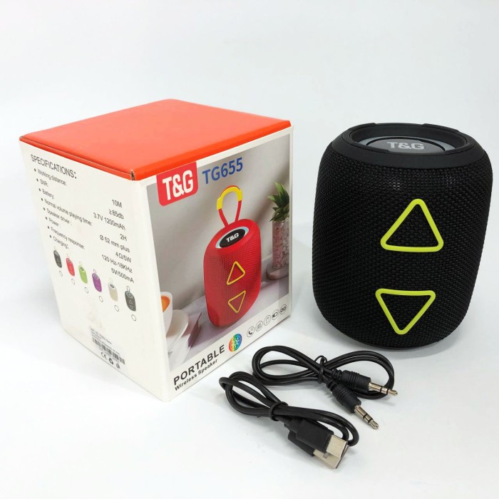 Bluetooth колонка з usb-портом TG655, Bluetooth колонка радіо на ремені для вечірок з ду PS-26