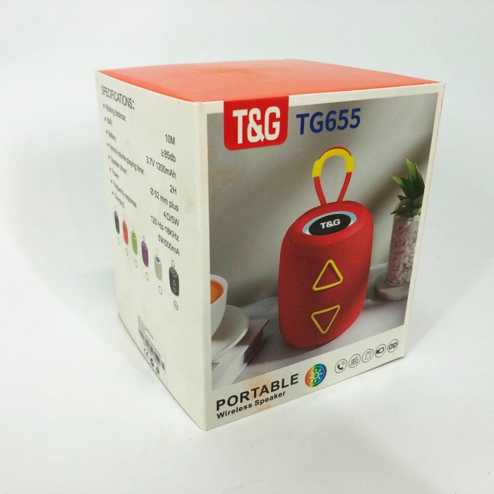 Колонки дорожні TG655, Портативна бездротова колонка з хорошим звуком, UA-929 Колонка-динамік bluetooth