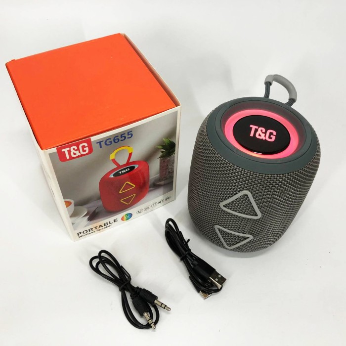 Переносна колонка для вечірки TG655, Бездротова колонка переносна гучна для вечірки на вулиці EH-69