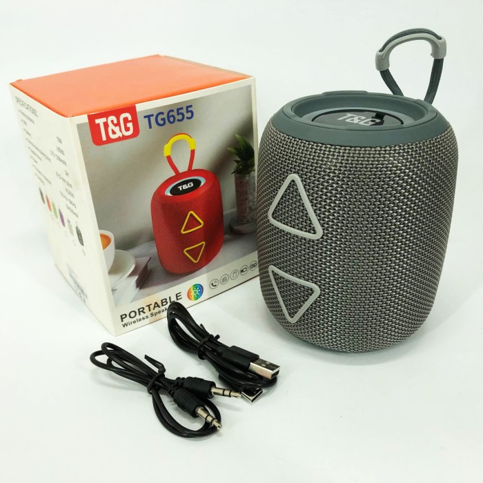 Переносна колонка для вечірки TG655, Бездротова колонка переносна гучна для вечірки на вулиці EH-69