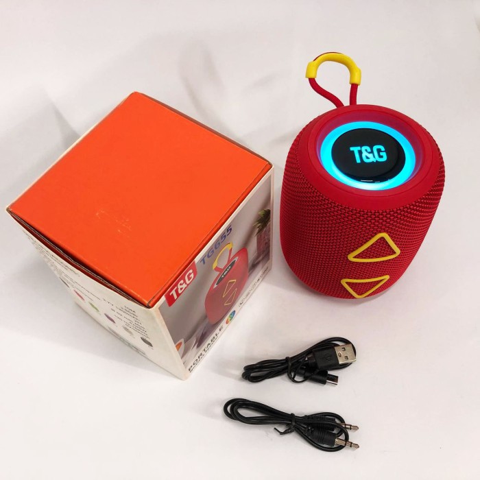 Bluetooth колонка з ремінцем, Портативна колонка з led підсвічуванням Портативна bluetooth VU-33