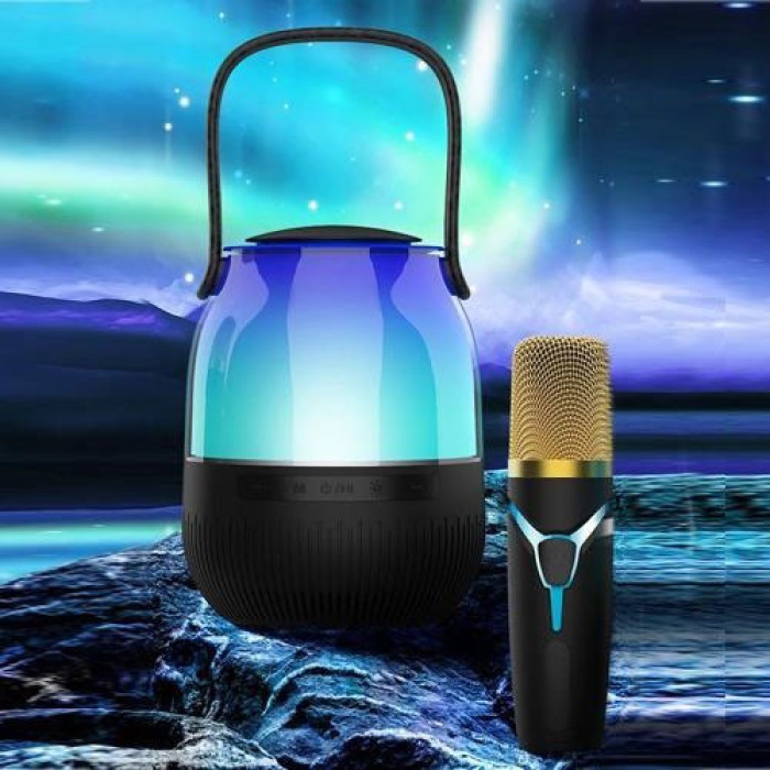 Акустика караоке мікрофон XM-A68, Караоке домашнє дитяче Блютуз мікрофон для домашнього LI-70