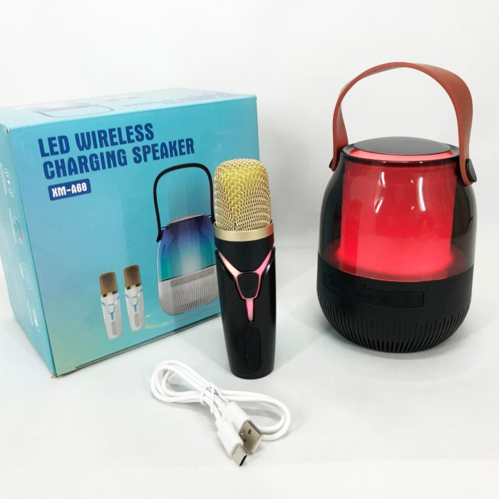 Караоке мікрофон оригінал XM-A68, Дитяче караоке для співу, Дитячий мікрофон bluetooth QW-92