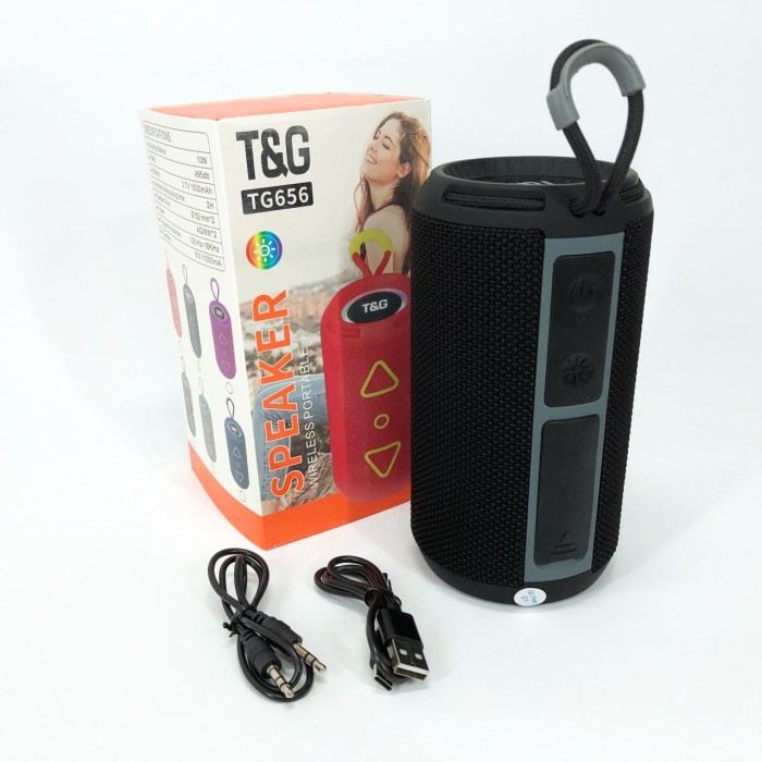 Колонка з підсвічуванням портативна TG656, Колонка з ргб підсвічуванням переносна для музики AY-66