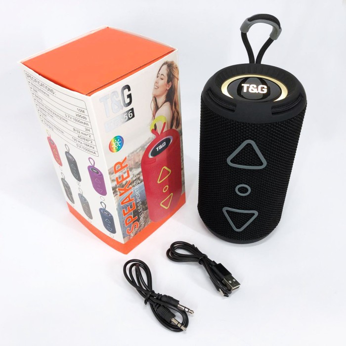 Колонка з підсвічуванням портативна TG656, Колонка з ргб підсвічуванням переносна для музики AY-66