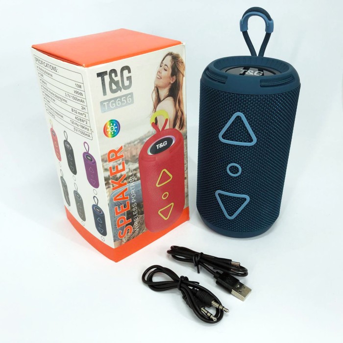 Портативна колонка з Bluetooth TG656, Bluetooth колонки з об'ємним звучанням колонка радіо NK-14