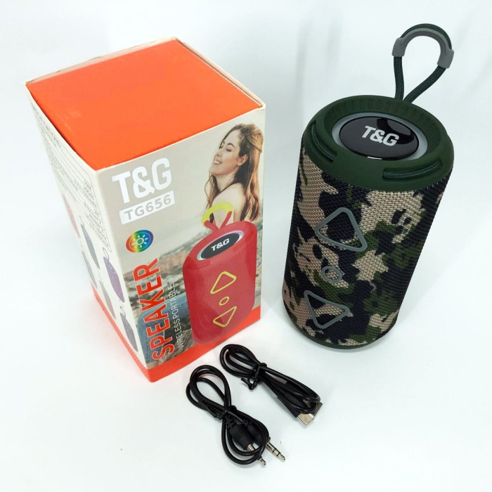 Bluetooth колонка з функцією радіо TG656, Колонка для домашньої вечірки Bluetooth світлодіодна AV-77