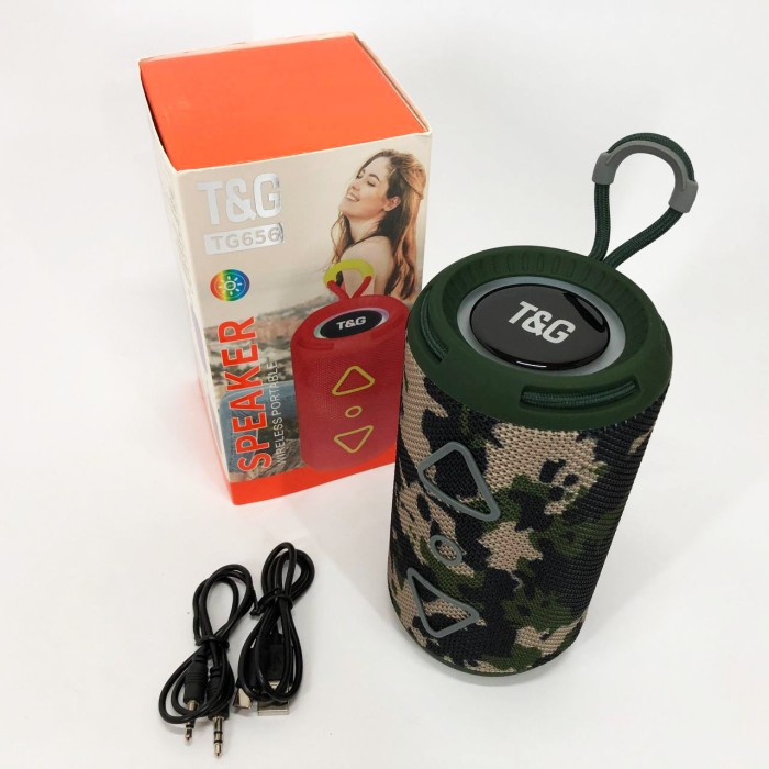 Bluetooth колонка з функцією радіо TG656, Колонка для домашньої вечірки Bluetooth світлодіодна AV-77