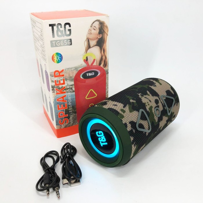 Портативна акустична bluetooth колонка, Колонка з підсвічуванням і зарядкою Хороша bluetooth ZU-68