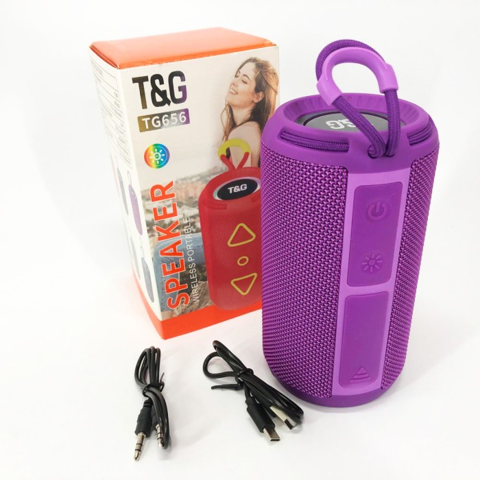 Bluetooth колонка з якісними басами TG656, Хороша bluetooth колонка Портативна AN-92