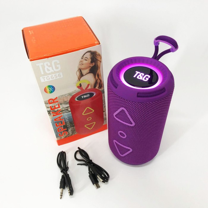 Блютуз колонка з флешкою TG656, Акумуляторна bluetooth колонка, Вулична блютуз колонка з TO-429 гучним звуком
