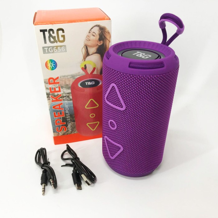Блютуз колонка з флешкою TG656, Акумуляторна bluetooth колонка, Вулична блютуз колонка з TO-429 гучним звуком