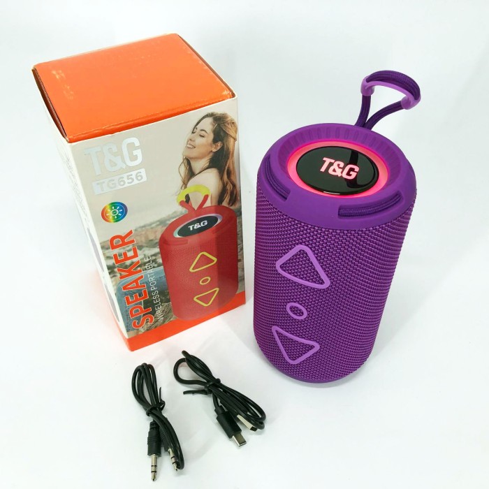 Блютуз колонка з флешкою TG656, Акумуляторна bluetooth колонка, Вулична блютуз колонка з TO-429 гучним звуком