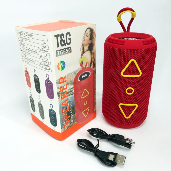 Портативна колонка portable wireless speaker TG656, Bluetooth колонки з об'ємним звучанням QL-42
