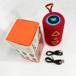 Bluetooth колонка з різнокольоровим підсвічуванням TG656, Блютуз акустика AH-374 з радіо