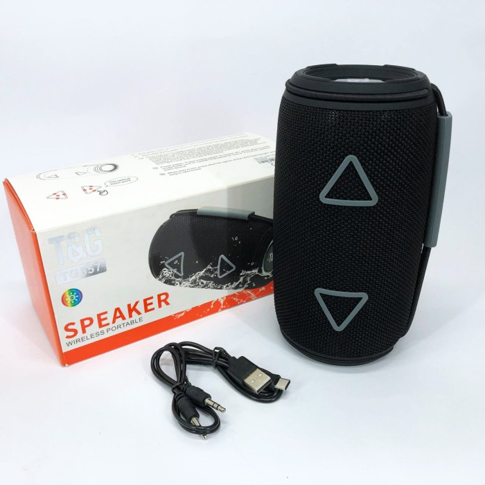 Bluetooth стерео колонка з радіо TG657, Bluetooth музична колонка, Блютуз аудіо приймач QK-13