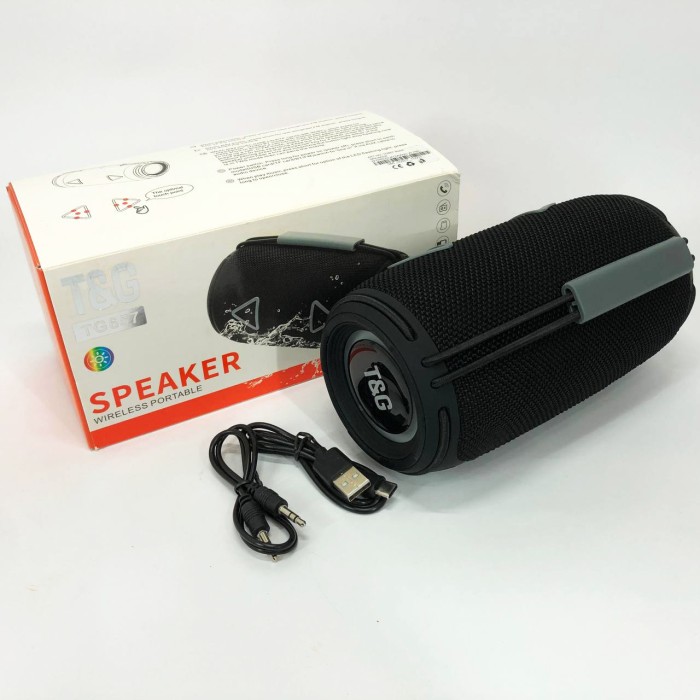 Bluetooth стерео колонка з радіо TG657, Bluetooth музична колонка, Блютуз аудіо приймач QK-13