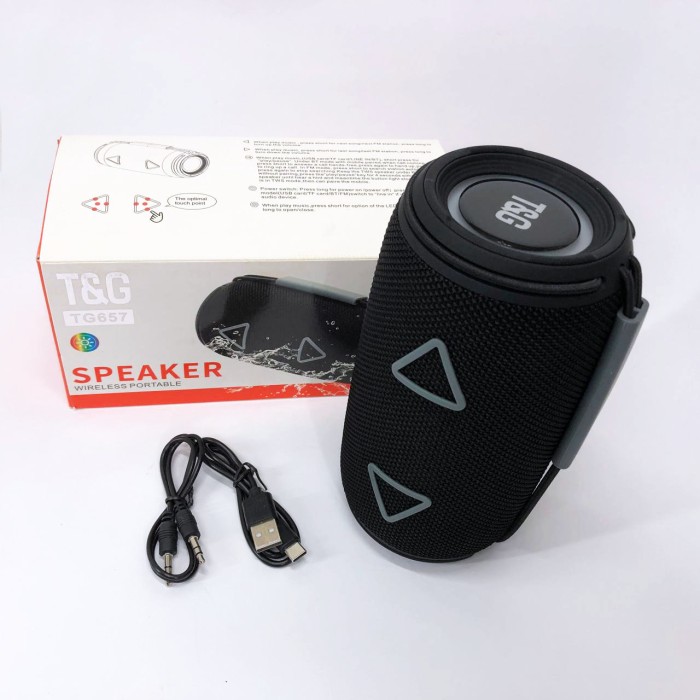 Bluetooth стерео колонка з радіо TG657, Колонка для тусовок, Блютуз колонка VI-444 для вулиці