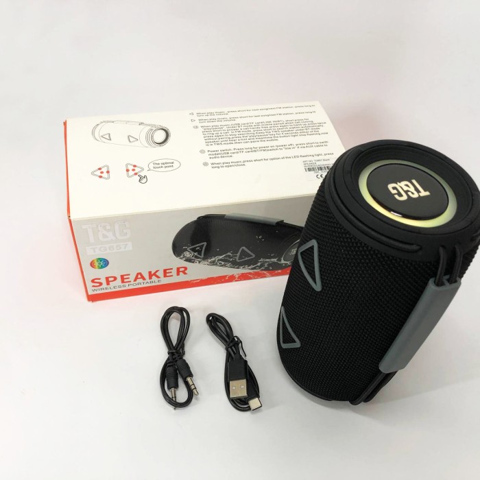 Bluetooth стерео колонка з радіо TG657, Колонка для тусовок, Блютуз колонка VI-444 для вулиці
