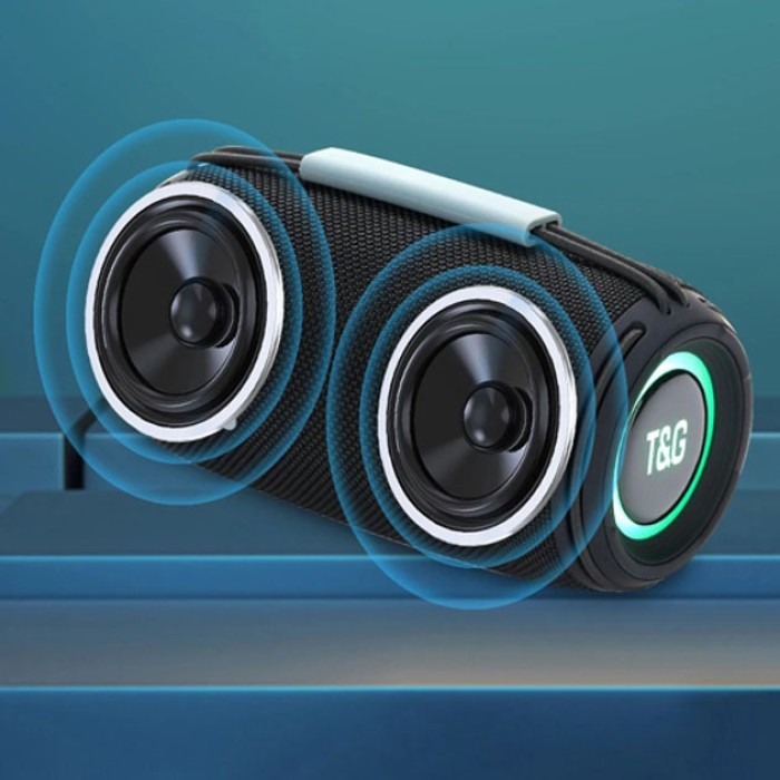 Bluetooth стерео колонка з радіо TG657, Колонка для тусовок, Блютуз колонка VI-444 для вулиці