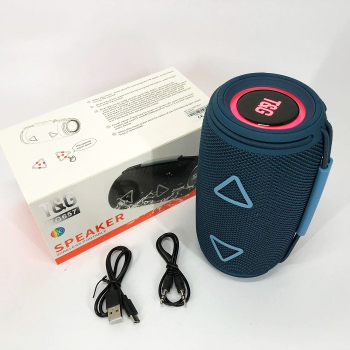 Портативна колонка з підтримкою bluetooth TG657, Bluetooth колонка з радіо, Колонки для музики вдома ZU-28