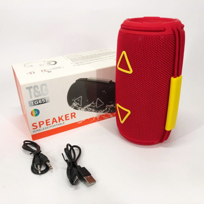 Bluetooth колонка з USB і AUX входом TG657, Колонки для музики вдома, Блютуз акустика з радіо UN-75