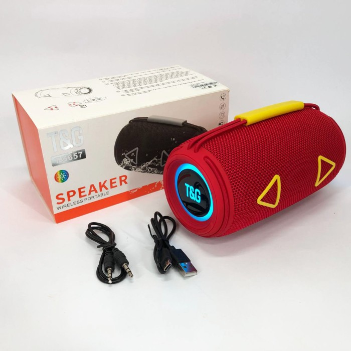 Bluetooth колонка з USB і AUX входом TG657, Колонки для музики вдома, Блютуз акустика з радіо UN-75