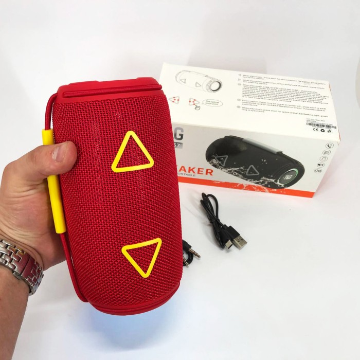 Bluetooth стерео колонка з радіо TG657, Гучна блютуз колонка, Колонка з входом CG-306 і мікрофоном