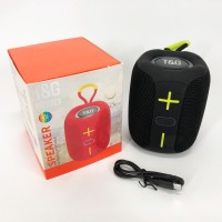 Портативна колонка для пк TG658, Bluetooth колонка з вбудованим світлодіодним підсвічуванням EL-43