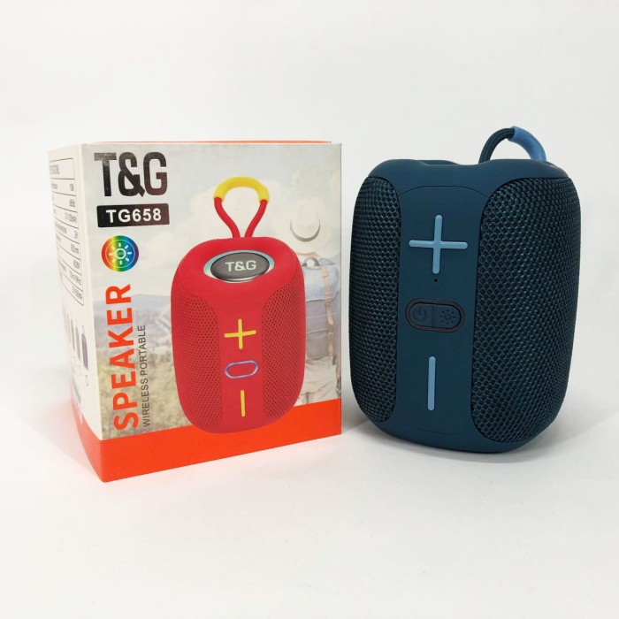 Активні колонки для дому, Портативна bluetooth колонка з різнокольоровим підсвічуванням GH-58