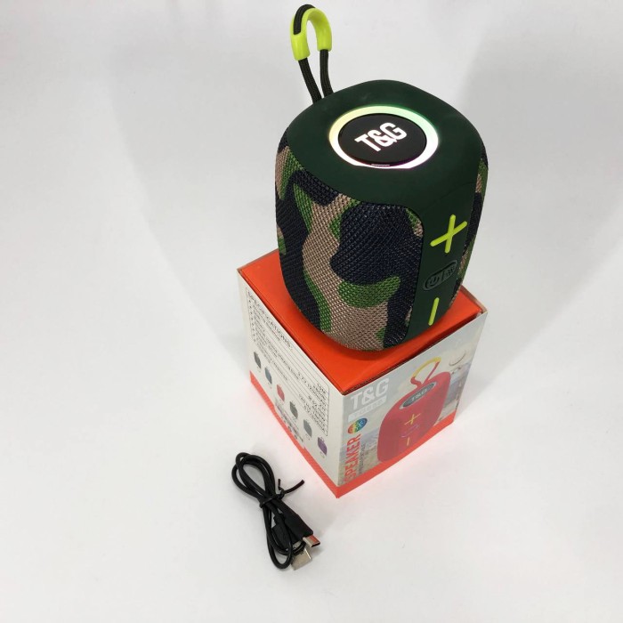 Bluetooth колонка з led підсвічуванням TG658, Колонка на акумуляторі маленька Блютуз для пляжу LX-81
