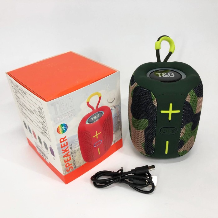 Bluetooth колонка з led підсвічуванням TG658, Колонка на акумуляторі маленька Блютуз для пляжу LX-81