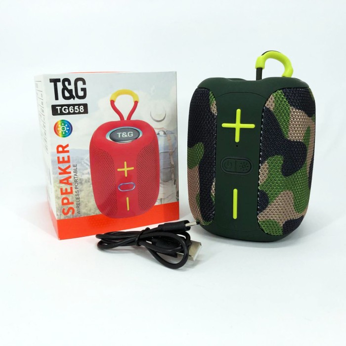 Колонка для любителів активного відпочинку TG658, Колонка портативна з радіо блютус FL-24